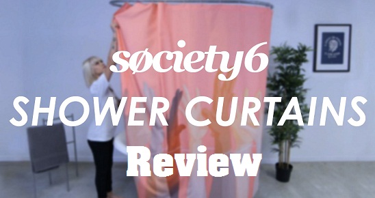 review of Society6 Shower Curtains